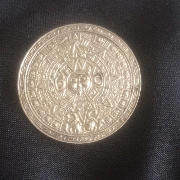 Vintage Jewelry - Genuine Mexican medallion brooch/pendant